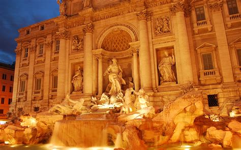 Trevi Fountain Hd Wallpapers And Backgrounds