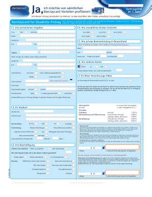 Remplissable En Ligne Ja Ich Mchte Von Smtlichen Barclaycard Vorteilen