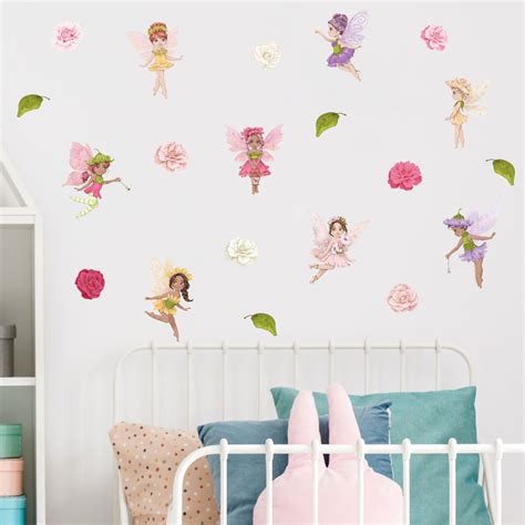 Whimsical Fairies Wall Sticker Pack Stickerscape