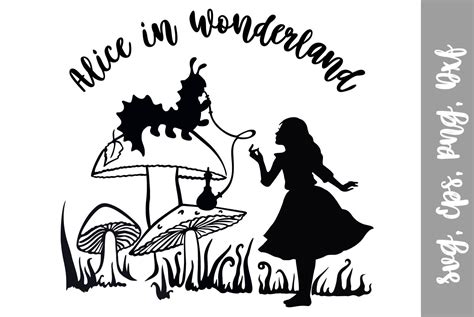 Alice In Wonderland Silhouettes Templates