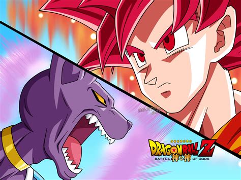 Dragon Ball Z Battle Of Gods Goku Ssjg Vs Bills By Bejitsu On Deviantart