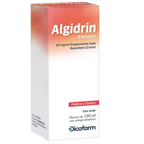 Algidrin Bambini Mg Ml Sospensione Orale Flacone Ml Openfarma