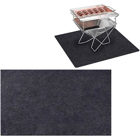 Tapis De Protection De Sol Pour Barbecue Tapis De Barbecue Ext Rieur