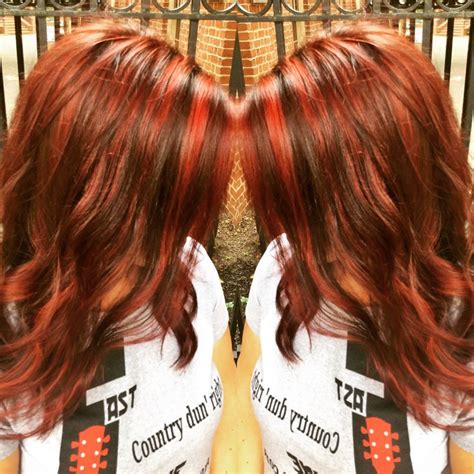 Vibrant Red Hair Color by Master Artist Megan P