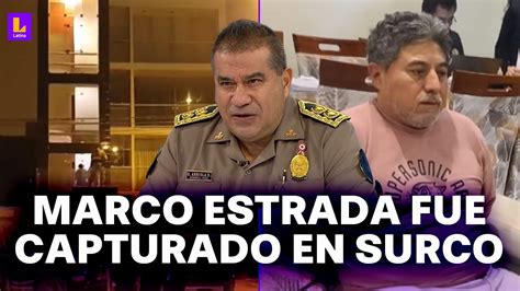 Óscar Arriola sobre la captura del narco Marco Estrada Él y siete