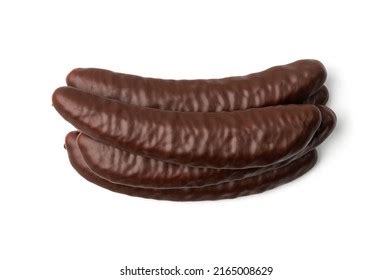 Chocolate Banana Isolated Bananas Shape Candies Stock Photo 2165008629 ...