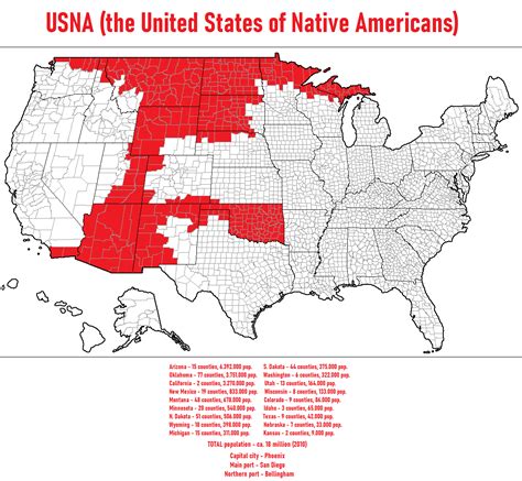 United States of Native Americans : r/MapPorn