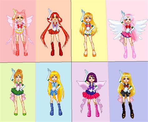 SuperStars Sailor Moon Style by Rossally on DeviantArt