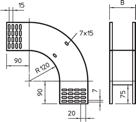 Coude Vertical Convexe Fs Acier Galvanis Par Bande