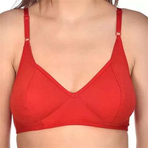 Plain Cotton Blend Women S Full Coverage Non Padded Bra At Rs 60 Piece