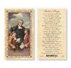 Teacher S Prayer St John Baptist De Lasalle Gold Stamped Laminated