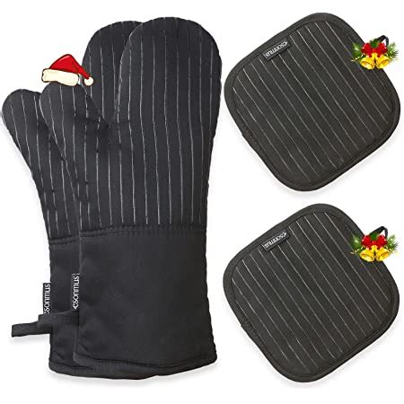 Professionnels Gants De Four Maniques Gants De Cuisine Silicone 1