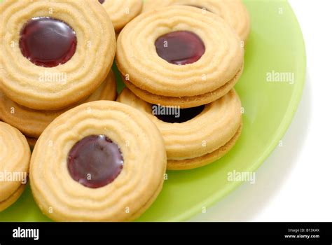 Jam And Cream Biscuits Hi Res Stock Photography And Images Alamy