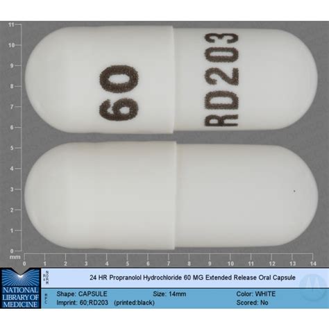 PROPRANOLOL HCL ER 60MG RX Products