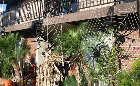 Anisqui M Giant Halloween Spider Web Decoration Three Giant