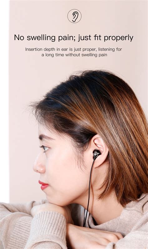 Tai Nghe In Ear Baseus Encok H06 Lateral Wired Earphone With Mic Ster