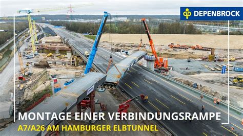 Baustellen Update Von Der A7 A26 Am Hamburger Elbtunnel Youtube