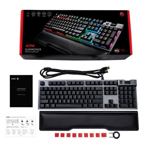 Adata Xpg Summoner Rgb Mechanical Gaming Keyboard Cherry Mx Silver