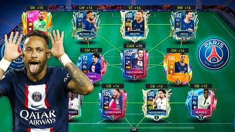 Psg Paris Saint Germain Best Ever Squad Builder Ramos Messi