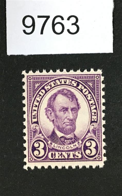 US Stamps 635 Mint OG H LOT D 9763 United States General Issue