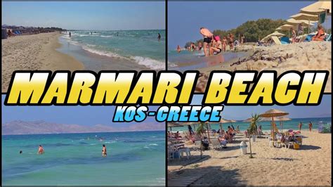 Marmari Beach Kos Greece 4k Youtube