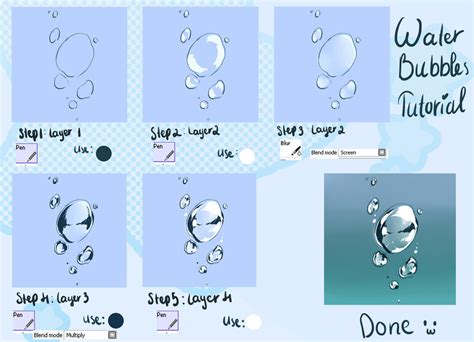 Water bubbles tutorial by Kumiko-P on DeviantArt