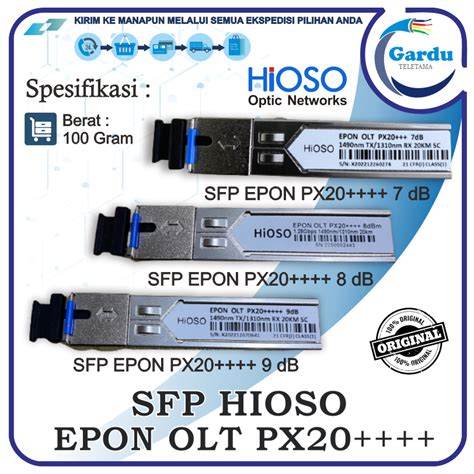 Jual Sfp Olt Epon Hioso Px Db Db Db Shopee Indonesia