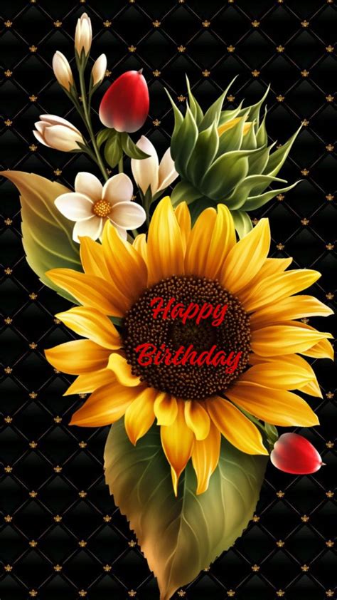 Pin by Karen Koehler on Birthday Wishes | Happy birthday sunflower ...