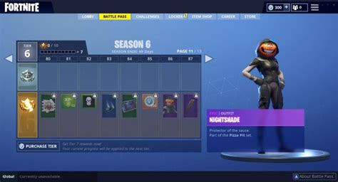 Fortnite Season 6 Battle Pass All Rewards Fortnite Insider