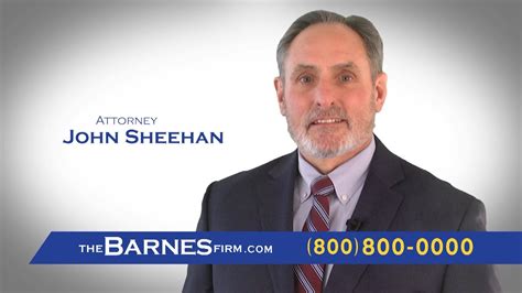 Get To Know Attorney John Sheehan The Barnes Firm Injury Attorneys