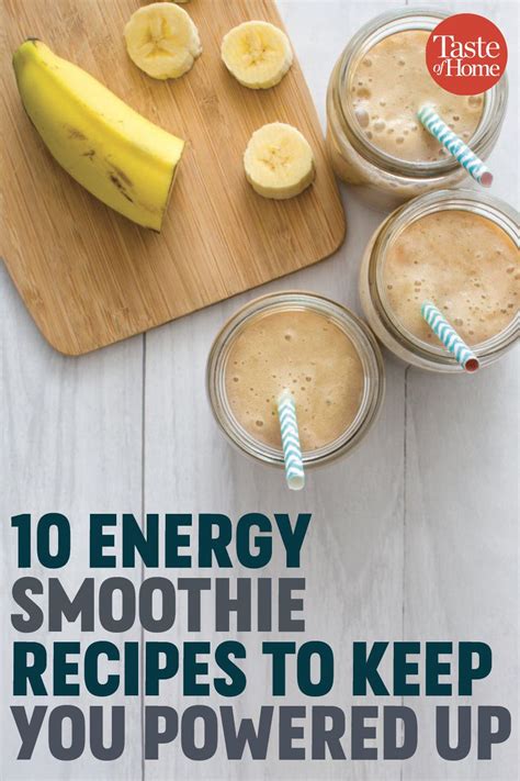 10 Energy-Boosting Smoothies That Will Keep You Powered Up | Energy ...