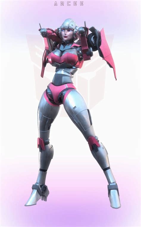 Hot Tf Fembots Arcee G1 Ver 3d Model By Trawert On Deviantart