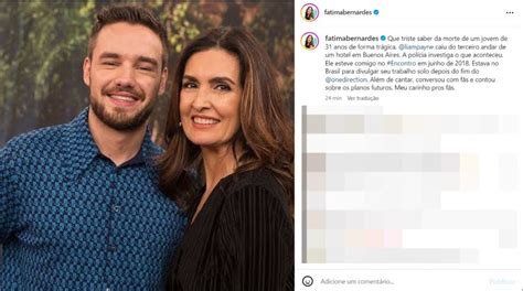 Morte de Liam Payne Maisa Fátima Bernardes e mais famosos lamentam