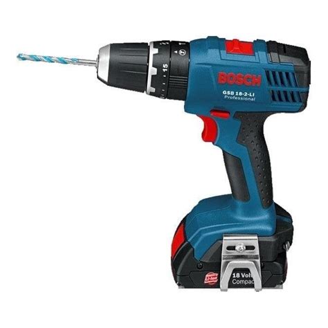 Bosch Cordless Combi Gsb 18 2 Li With Charger And 2 X 1 3ah Batteries