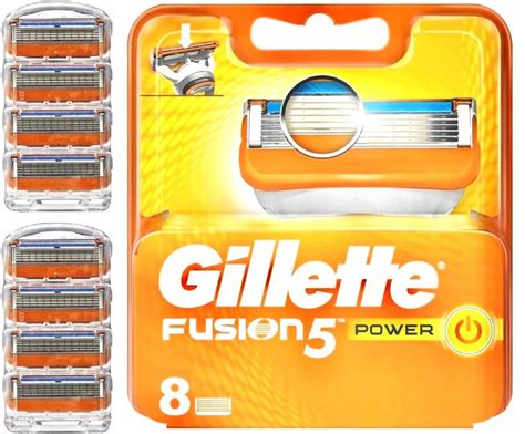 Gillette 8Szt Wkłady Fusion5 Power Ostrza Oryginał Opinie i ceny na