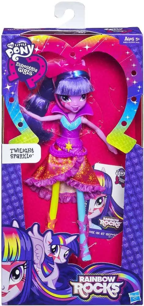 My Little Pony Equestria Girls: Rainbow Rocks Twilight Sparkle Doll Toy ...