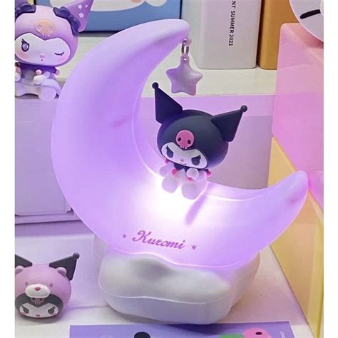 3 Level Lights Moon Sleep Sanrio Miniso Led Night Light Kuromi