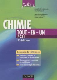 Chimie Tout En Un Pcsi