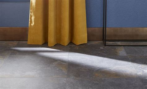 Carrelage LITHOS Aspect Pierre Gris Rouille Dim 59 30 X 59 30 Cm