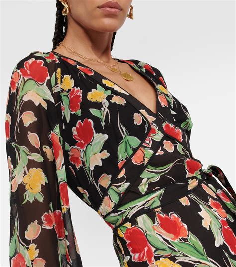 Ayla Floral Midi Dress In Multicoloured Rixo Mytheresa