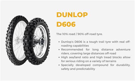 Dunlop D606 Moto Trekkin