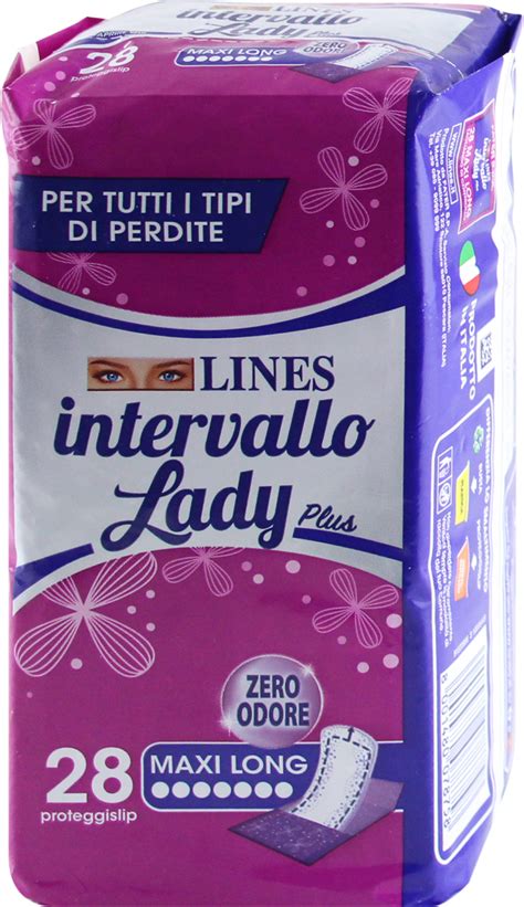 Lines Intervallo Lady Proteggislip Maxi Long Ripiegati Pz Dm Italia