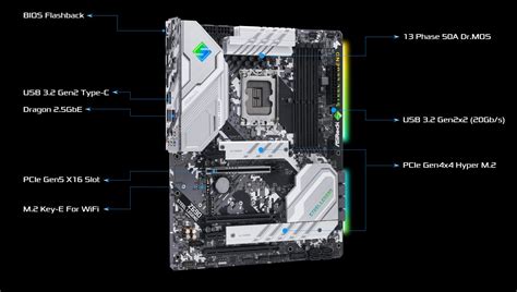 Asrock Z Steel Legend Intel Th Th Gen Ddr Motherboard At Best