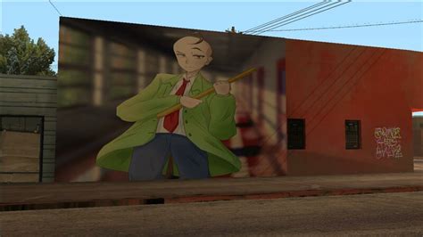 GTA San Andreas Mural Anime Baldi Mod - GTAinside.com