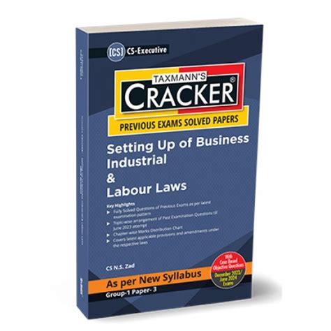 Taxmann S Cracker On Setting Up Of Business Industrial Labour Laws