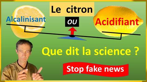 Citron Et Acide Citrique Alcalinisant Ou Acidifiant Equilibre