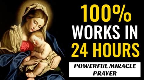 Powerful Miracle Prayer Asking For A Miracle In The Time Fo Need Miraculous Prayer To The