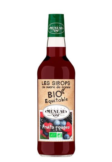 Sirop De Fruits Rouges Bio Equitable