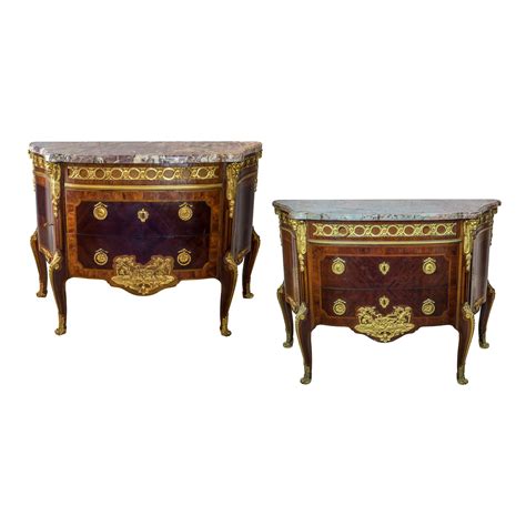 Late 19th Century Gilt Bronze Mounted Tulipwood And Kingwood Marble