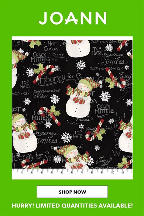 Susan Winget Hooray For Snow Snowmen Holiday Cotton Fabric Joann